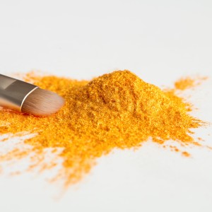 CTE-K G6712 Pigment perłowy kosmetyczny pomarańczowo-żółty z miki naturalnej – do makijażu, balsamów i mydeł